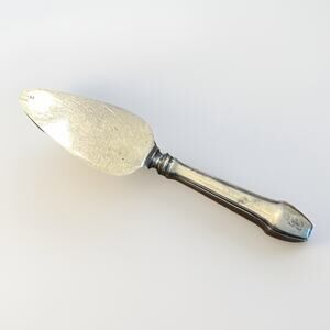 Vintage Sterling Silver Handle Small Cheese Dessert Knife Server 6"